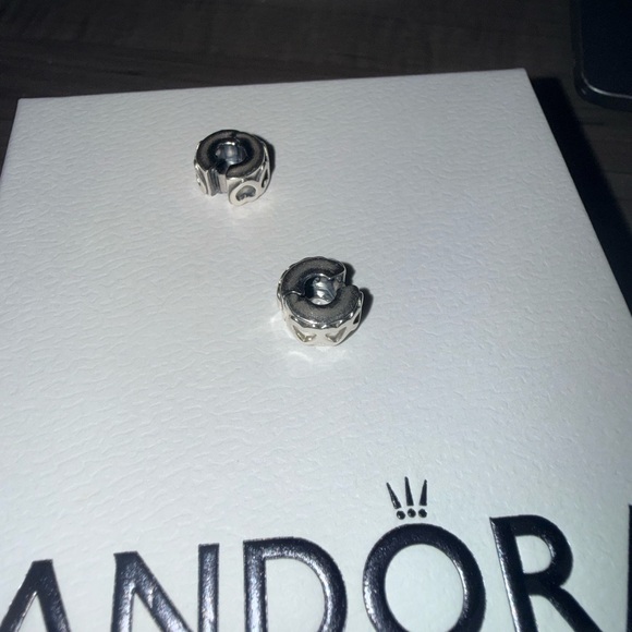 Pandora Silver Charm Beads ( Spacers) - Picture 1 of 2